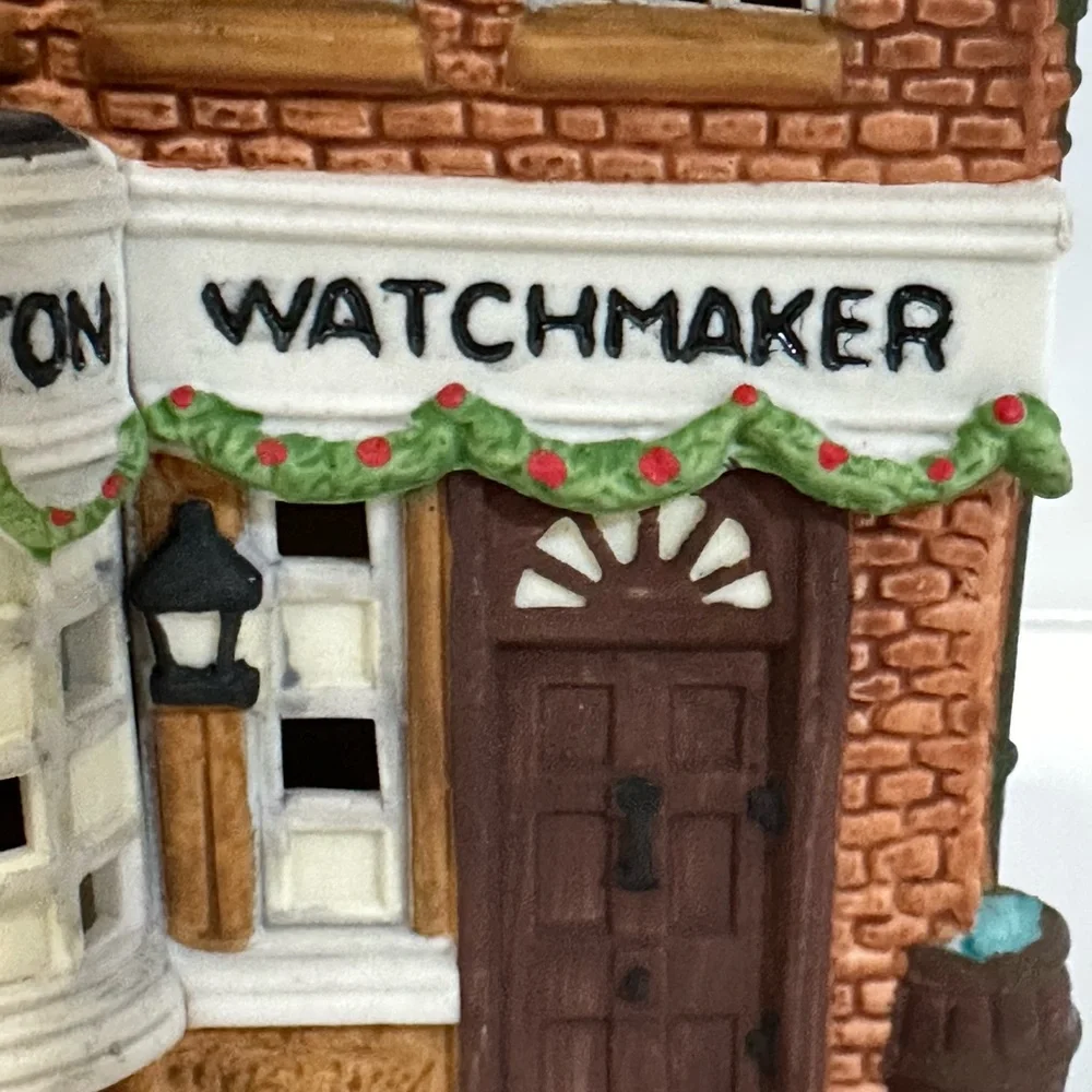 Dept 56 Geo Weeton Watchmaker 59269 retired original Dickens Village Series